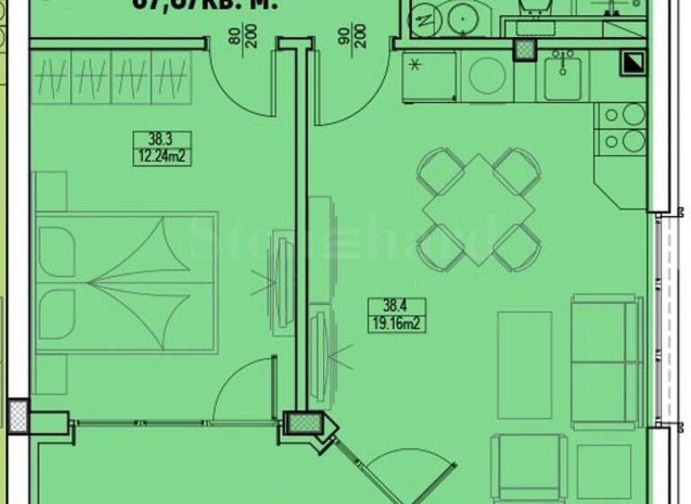 Studio zum Kauf 161.621 € 2 Zimmer 70,3 m² Ahtopol