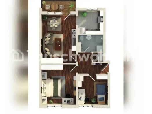 Wohnung zur Miete Tauschwohnung 1.540 € 3 Zimmer 64 m² 2. Geschoss Berg am Laim München 81825