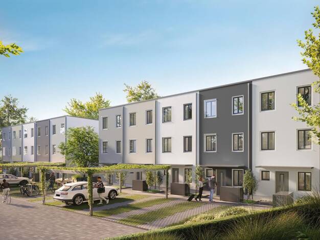Reihenmittelhaus zum Kauf - Neubau provisionsfrei 579.900 € 5 Zimmer 124,5 m² 103,8 m² Grundstück Regensburg 93055