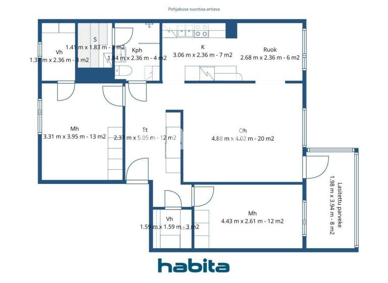Studio zum Kauf 179.000 € 3 Zimmer 84 m² 5. Geschoss Kylätorintie 10 Espoo 02770
