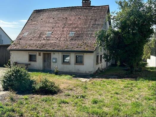 Einfamilienhaus zum Kauf 150.000 € 4 Zimmer 80 m² 2.682 m² Grundstück frei ab sofort Wolfertsbronn Dinkelsbühl 91550