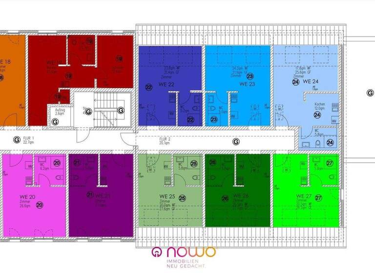 Studio zum Kauf - Erstbezug 170.300 € 1 Zimmer 32,8 m² 2. Geschoss Braunschweig 38114