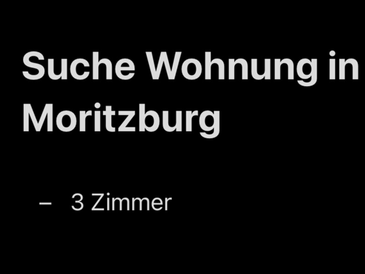 Wohnung zur Miete 730 € 3 Zimmer 60 m² frei ab sofort Moritzburg 01468