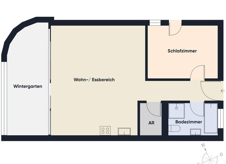 Wohnung zum Kauf 2 Zimmer 72,6 m² EG Langenstegstraße 58 Hard 6971