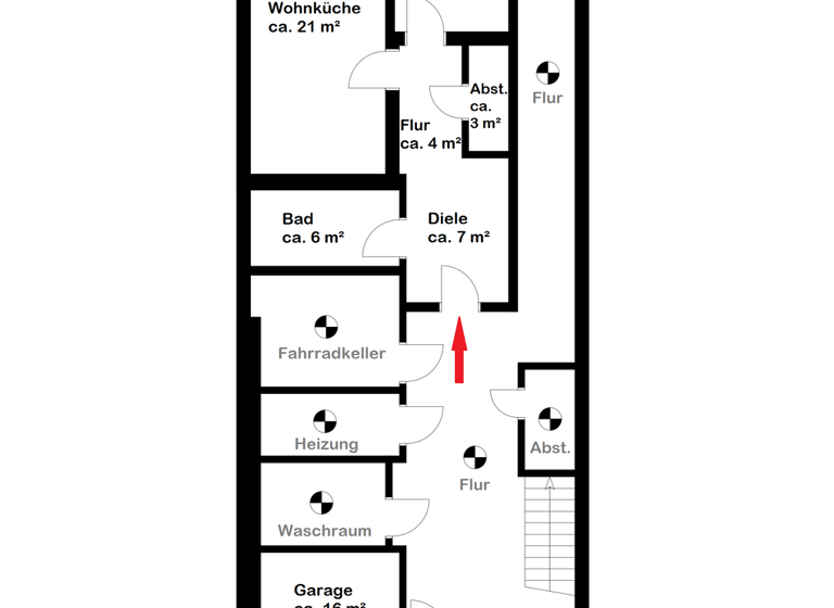 Wohnung zum Kauf 199.000 € 2 Zimmer 56 m² Fesenfeld Bremen 28203