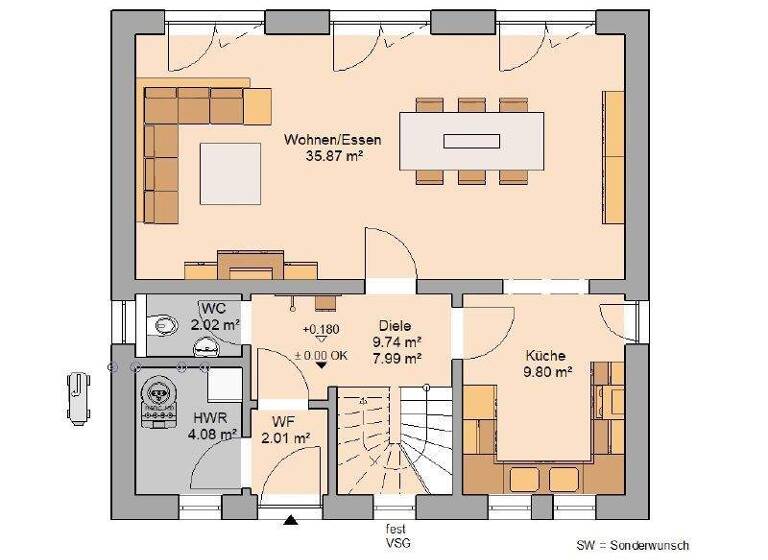 Einfamilienhaus zum Kauf provisionsfrei 447.900 € 4 Zimmer 119 m² 660 m² Grundstück Hoheneck Stollberg 09366