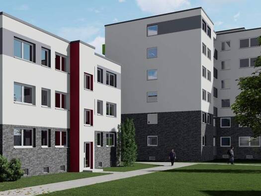 Wohnung zur Miete 466 € 2 Zimmer 55,5 m² 2. Geschoss frei ab sofort August-Schmidt-Str. 7 Mitte-Ost Mülheim/Ruhr 45470