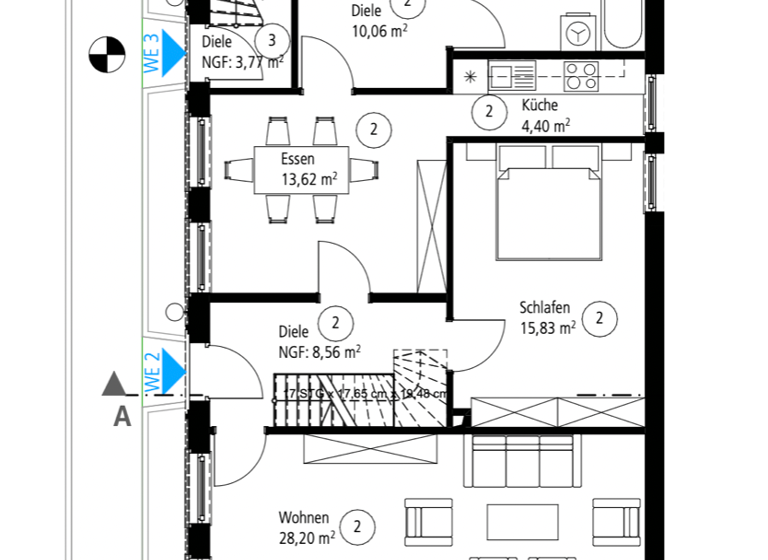 Mehrfamilienhaus zum Kauf als Kapitalanlage geeignet 249.000 € 174,4 m² 344 m² Grundstück Wahnbek Rastede 26180