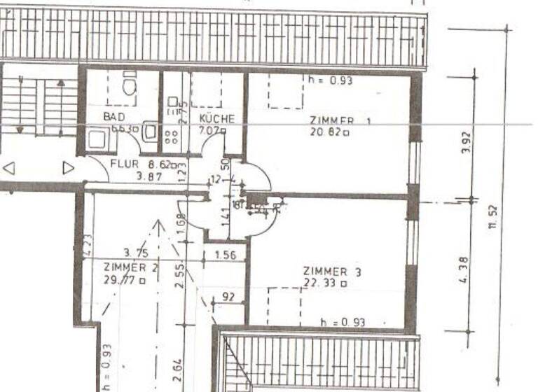 Bürofläche zur Miete 665 € 3 Zimmer 95 m² Bürofläche Buchholz Buchholz in der Nordheide 21244