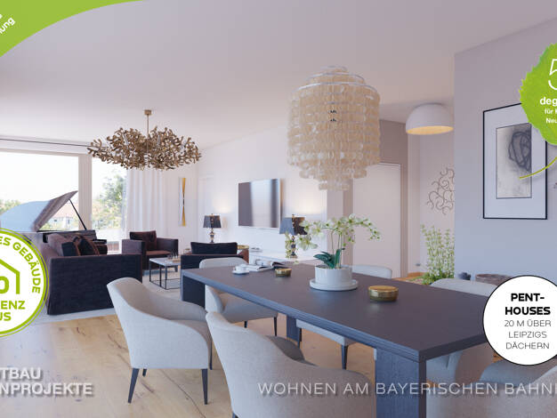 Penthouse zum Kauf - Neubau 1.873.200 € 4 Zimmer 223 m² 5. Geschoss frei ab 31.12.2027 Kohlenstraße 25 Zentrum-Süd Leipzig 04107