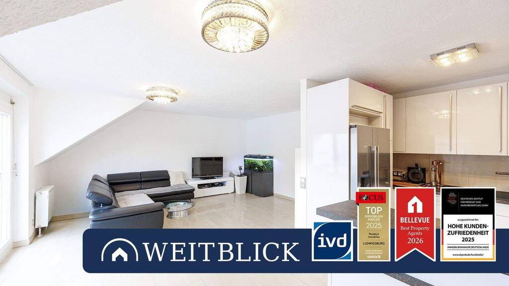 Maisonette zum Kauf 449.000 € 3,5 Zimmer 90 m² 3. Geschoss Feuerbach Stuttgart 70469