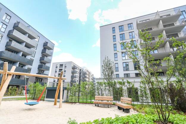 Penthouse zur Miete - Erstbezug 1.627 € 3 Zimmer 79,3 m² 6. Geschoss frei ab 01.08.2025 Karoline-Veith-Straße 29 Bockenheim Frankfurt-Bockenheim 60486