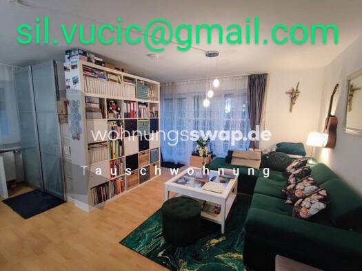 Wohnung zur Miete Tauschwohnung 670 € 1 Zimmer 44 m² EG Schwabing-West München 82049