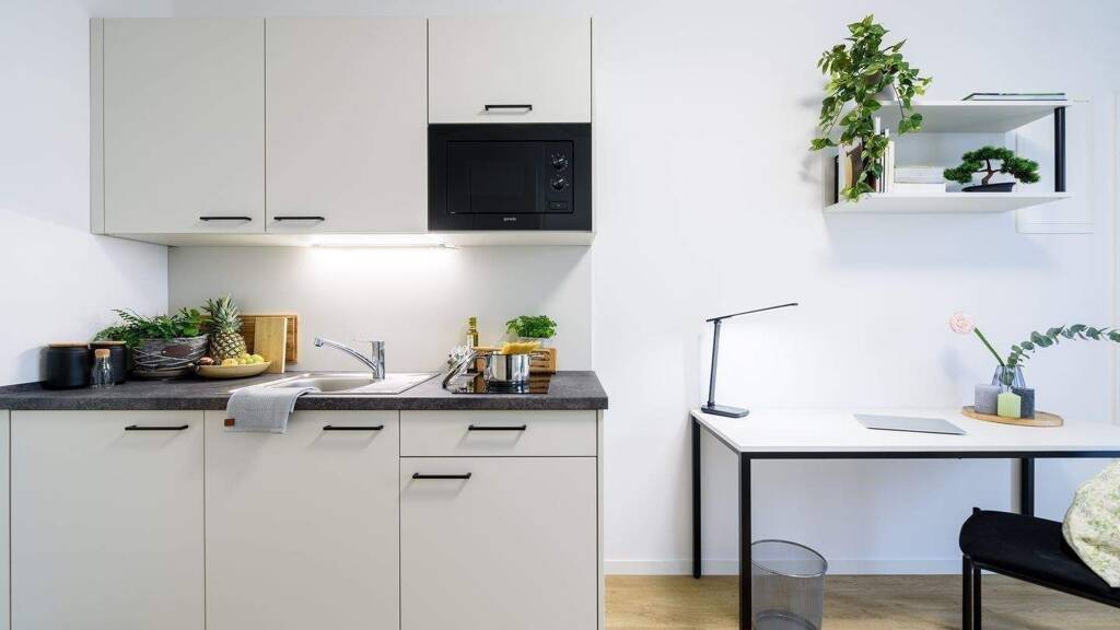 Studio zur Miete 570 € 1 Zimmer 21,3 m² 4. Geschoss frei ab 16.03.2026 Ahornstraße 4 Babelsberg Süd Potsdam 14482