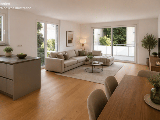 Wohnung zum Kauf provisionsfrei 619.900 € 4 Zimmer 93,3 m² Beethovenstraße 64 Ost Ludwigsburg 71640