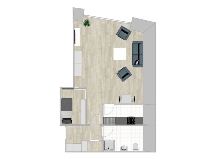 Studio zur Miete 540 € 1 Zimmer 60 m² frei ab 01.05.2026 Lange Str. 24-26 Buxtehude 21614
