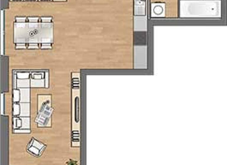 Wohnung zur Miete 1.051 € 2,5 Zimmer 63 m² frei ab 11.04.2026 Glasbläserhöfe 5a Bergedorf Hamburg 21035