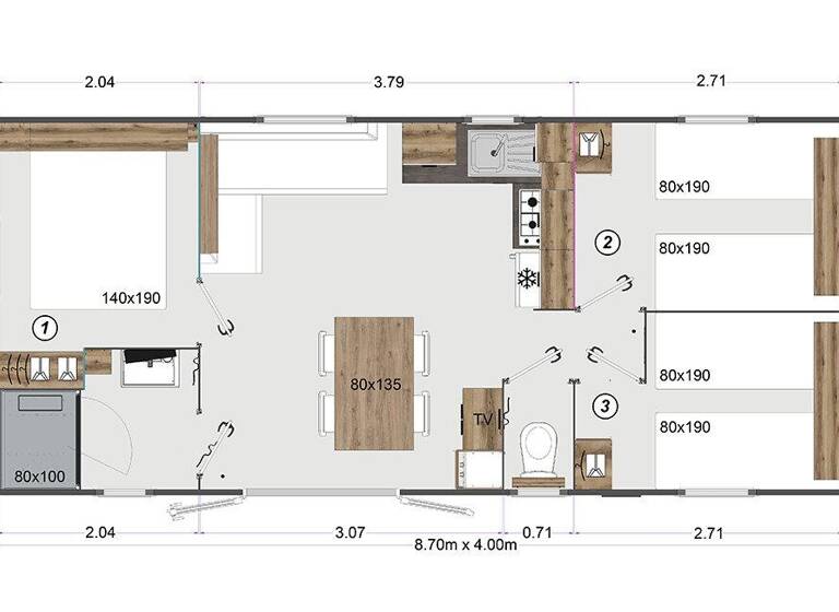Einfamilienhaus zum Kauf provisionsfrei 66.452 € 4 Zimmer 36 m² 200 m² Grundstück Roelandsweg 8 Renesse 43525CS