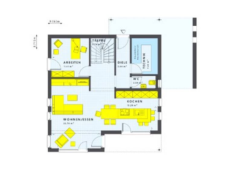 Einfamilienhaus zum Kauf provisionsfrei 697.416 € 6 Zimmer 164 m² 670 m² Grundstück Feldrennach Straubenhardt 75334