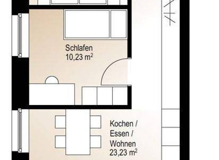 Terrassenwohnung zur Miete - Erstbezug 1.100 € 3 Zimmer 65,4 m² Obere Gasse 16 Muntlix 6835