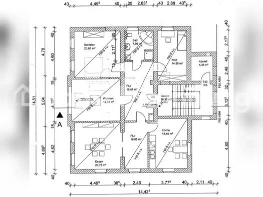 Wohnung zur Miete Tauschwohnung 812 € 4,5 Zimmer 130 m² 1. Geschoss Leuben Dresden 01257