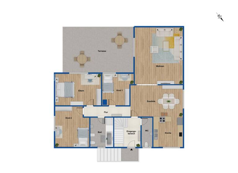 Bungalow zum Kauf 895.000 € 4 Zimmer 127 m² 1.027 m² Grundstück Preungesheim Frankfurt am Main 60435