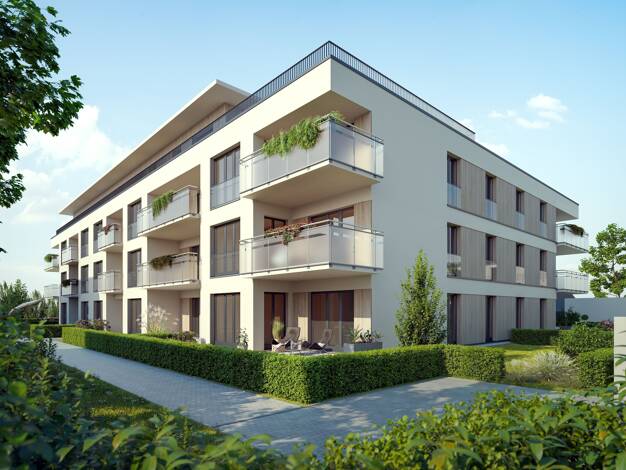 Wohnung zum Kauf - Neubau provisionsfrei 739.950 € 3 Zimmer 83,7 m² 1. Geschoss frei ab sofort Großreuther Straße 165 Großreuth h d Veste Nürnberg 90425