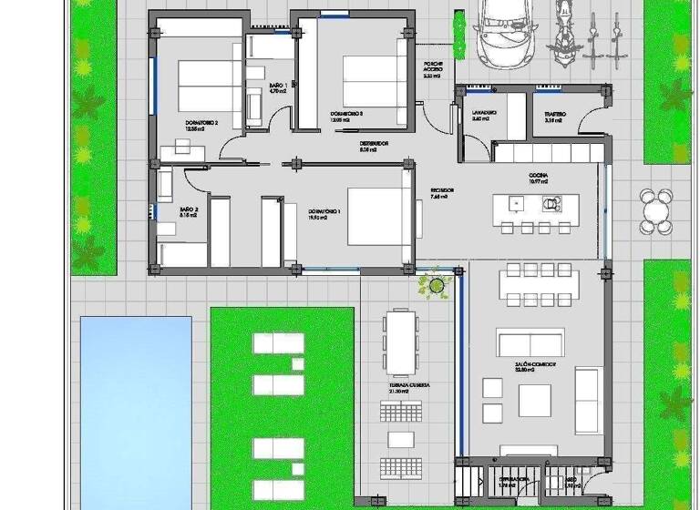 Villa zum Kauf - Erstbezug provisionsfrei 549.000 € 4 Zimmer 154 m² 413 m² Grundstück Mar de Cristal