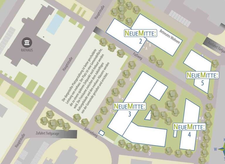 Studio zum Kauf - Erstbezug provisionsfrei 328.812 € 3 Zimmer 71,9 m² 2. Geschoss Eichendorffstraße 2-5c Graben Graben-Neudorf 76676