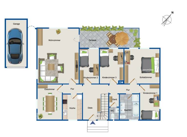 Einfamilienhaus zum Kauf 549.000 € 6 Zimmer 156 m² 829 m² Grundstück Ketsch 68775