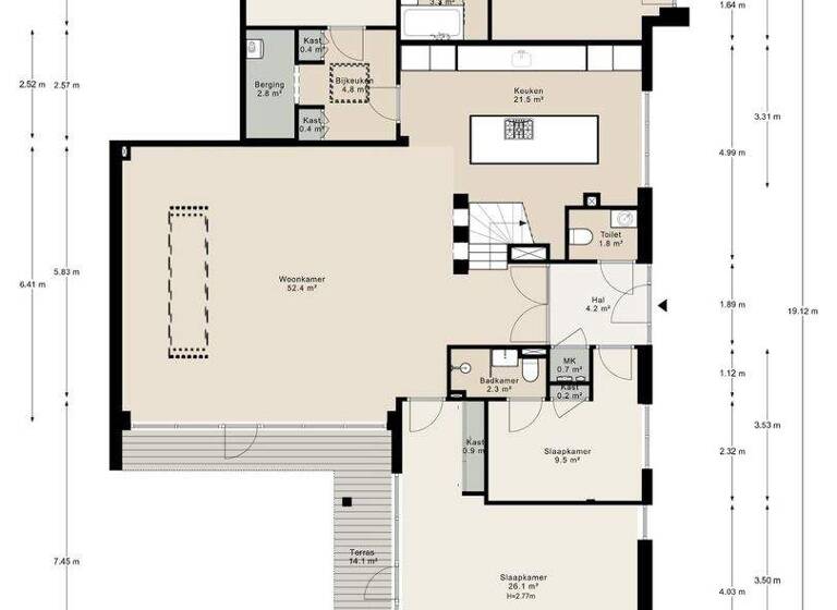 Villa zum Kauf 2.650.000 € 8 Zimmer 240 m² 353 m² Grundstück eikenrodelaan 1 amstelveen 1181 DE