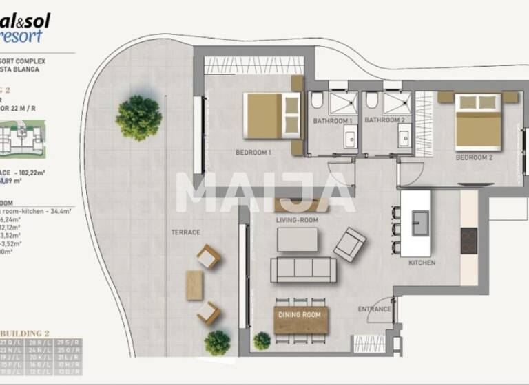 Studio zum Kauf 305.000 € 3 Zimmer 86 m² 3. Geschoss Carrer el Salat 21 Guardamar del Segura 03149