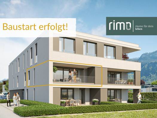 Wohnung zum Kauf - Neubau 455.000 € 3 Zimmer 65,6 m² 1. Geschoss Enderstraße 26 Altach 6844