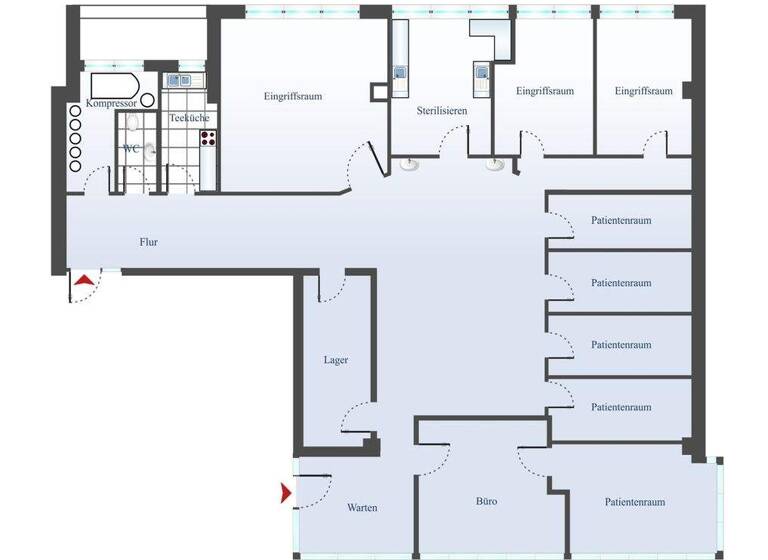 Bürofläche zum Kauf 129.000 € 189,3 m² Bürofläche Biberach Biberach an der Riß 88400