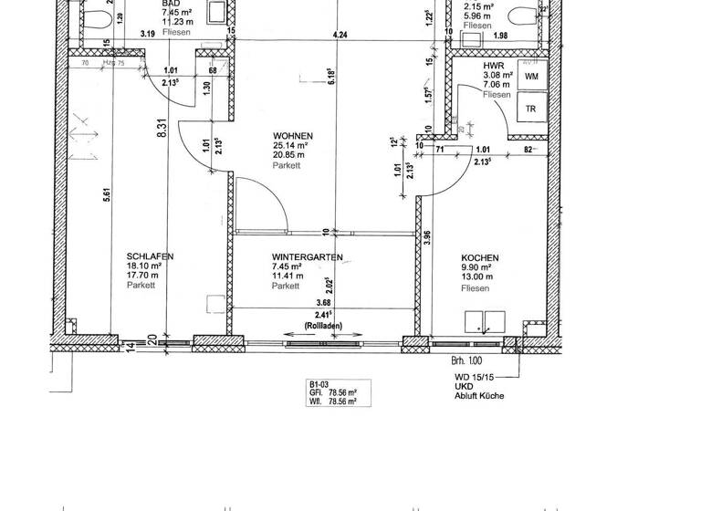 Wohnung zum Kauf 445.000 € 2 Zimmer 79 m² 1. Geschoss Kalbach-Riedberg Frankfurt am Main 60438
