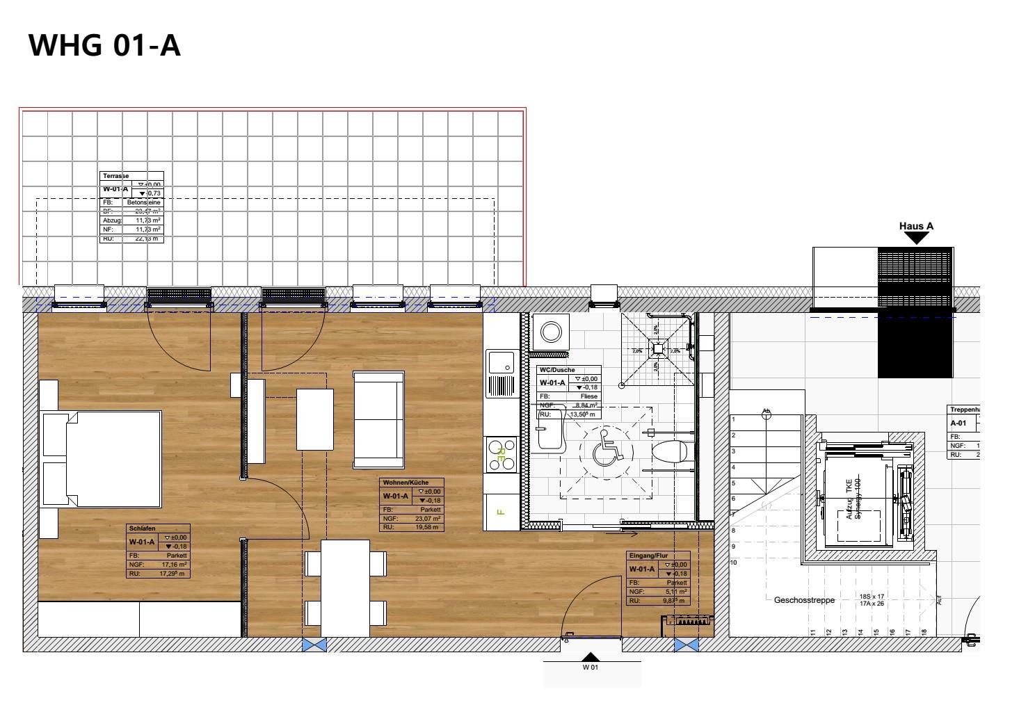 Wohnung zum Kauf provisionsfrei 349.500 € 2 Zimmer 67,6 m²<br/>Wohnfläche Alt-Kürenz 1 Trier 54295