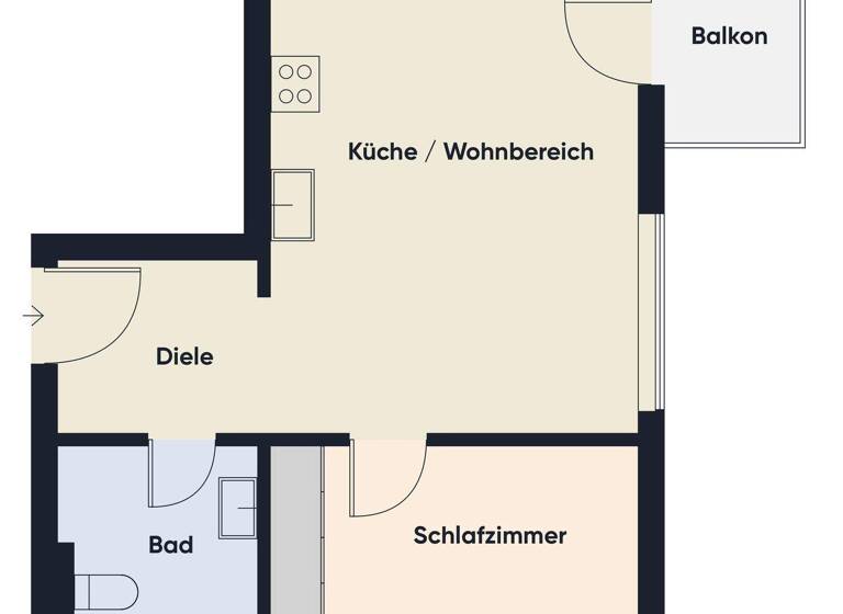 Wohnung zum Kauf 145.000 € 1,5 Zimmer 33,1 m² Sandholzerstraße 16 Altach 6844
