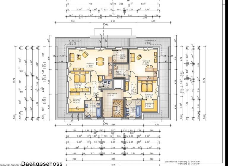 Penthouse zum Kauf 349.000 € 3 Zimmer 96,7 m² 2. Geschoss Heppens Wilhelmshaven 26384