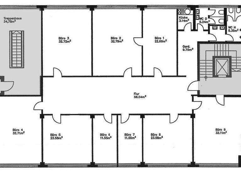 Bürogebäude zur Miete provisionsfrei 3.134 € 11 Zimmer 338 m² Bürofläche Trudering-Riem München 81829