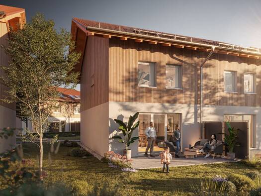 Reihenendhaus zum Kauf - Neubau provisionsfrei 6 Zimmer 135 m² 206 m² Grundstück frei ab sofort Pitzarweg 19 Otterfing 83624