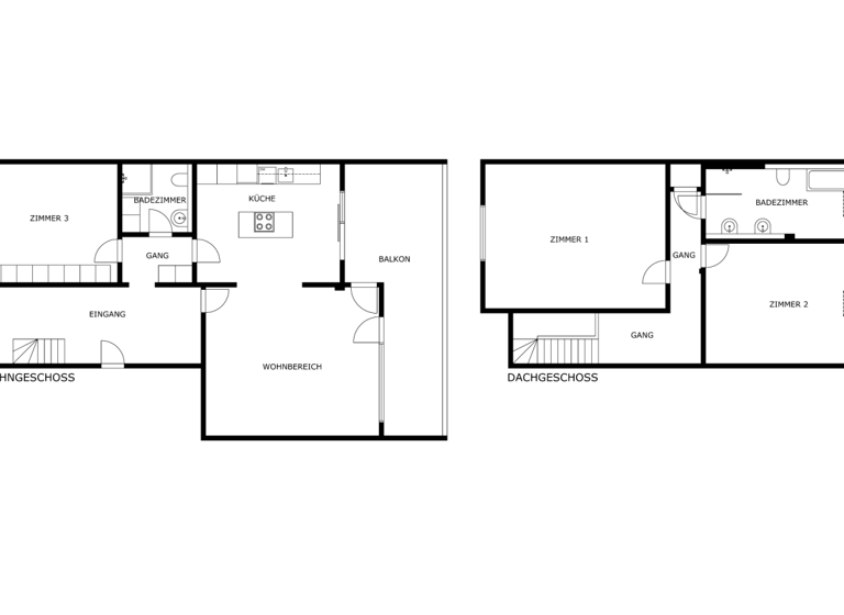 Maisonette zum Kauf 920.000 CHF 4,5 Zimmer 1. Geschoss Schaffhauser Straße 57 Büsingen am Hochrhein 78266