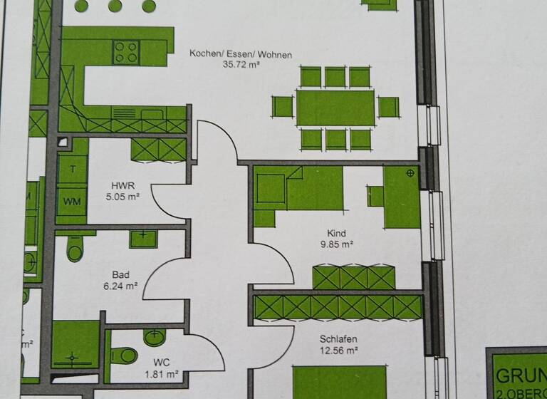 Wohnung zur Miete 940 € 3 Zimmer 84 m² Geschoss 1/2 frei ab 01.06.2026 Gronau 48599