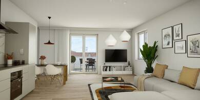 Penthouse zum Kauf - Neubau provisionsfrei 403.800 € 2 Zimmer 69,3 m² Dachgeschoss, 3. Geschoss Niederdorfstraße 28 Kirchhofen Ehrenkirchen 79238