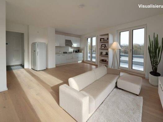 Penthouse zur Miete - Erstbezug 2.250 € 3 Zimmer 94,7 m² 2. Geschoss Fußbergstraße 8 Gauting 82131