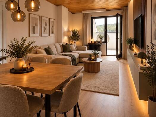 Penthouse zur Miete 670 € 2,5 Zimmer 75 m² Geschoss 1/1 frei ab 01.11.2026 Unterkirnach 78089
