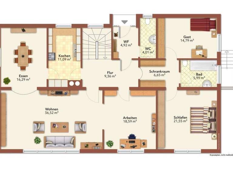 Mehrfamilienhaus zur Miete 1.800 € 9 Zimmer 270 m² Donaueschingen 78166