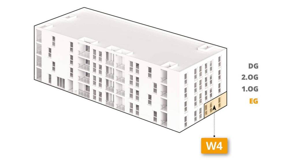 Wohnung zum Kauf - Erstbezug 338.590 € 2 Zimmer 68,4 m² EG Scheffelstraße 3b Grenzach Grenzach-Wyhlen 79639