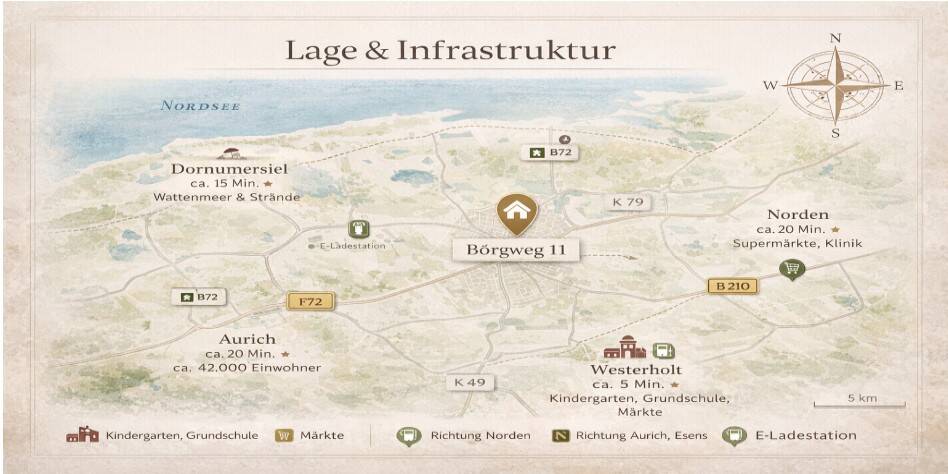 Immobilie in Utarp - Exklusive Küstenresidenz- Modernisierter Wohntraum mit Stil - Bild 1