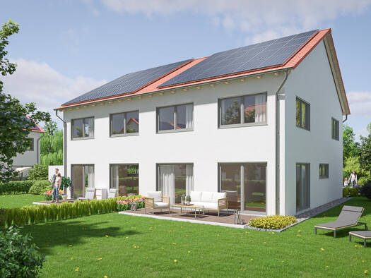 Doppelhaushälfte zum Kauf - Erstbezug provisionsfrei 469.000 € 124 m² Zum Bienenhof 6 Aschach Freudenberg 92272
