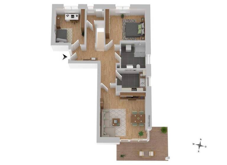Terrassenwohnung zur Miete 1.632 € 4 Zimmer 96 m² EG frei ab 01.06.2026 Kronhorster Weg 1H Stemwarde Barsbüttel 22885